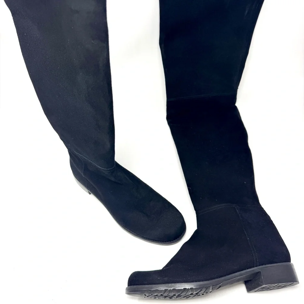 Stuart Weitzman Hilo Black Over-the-Knee Boots